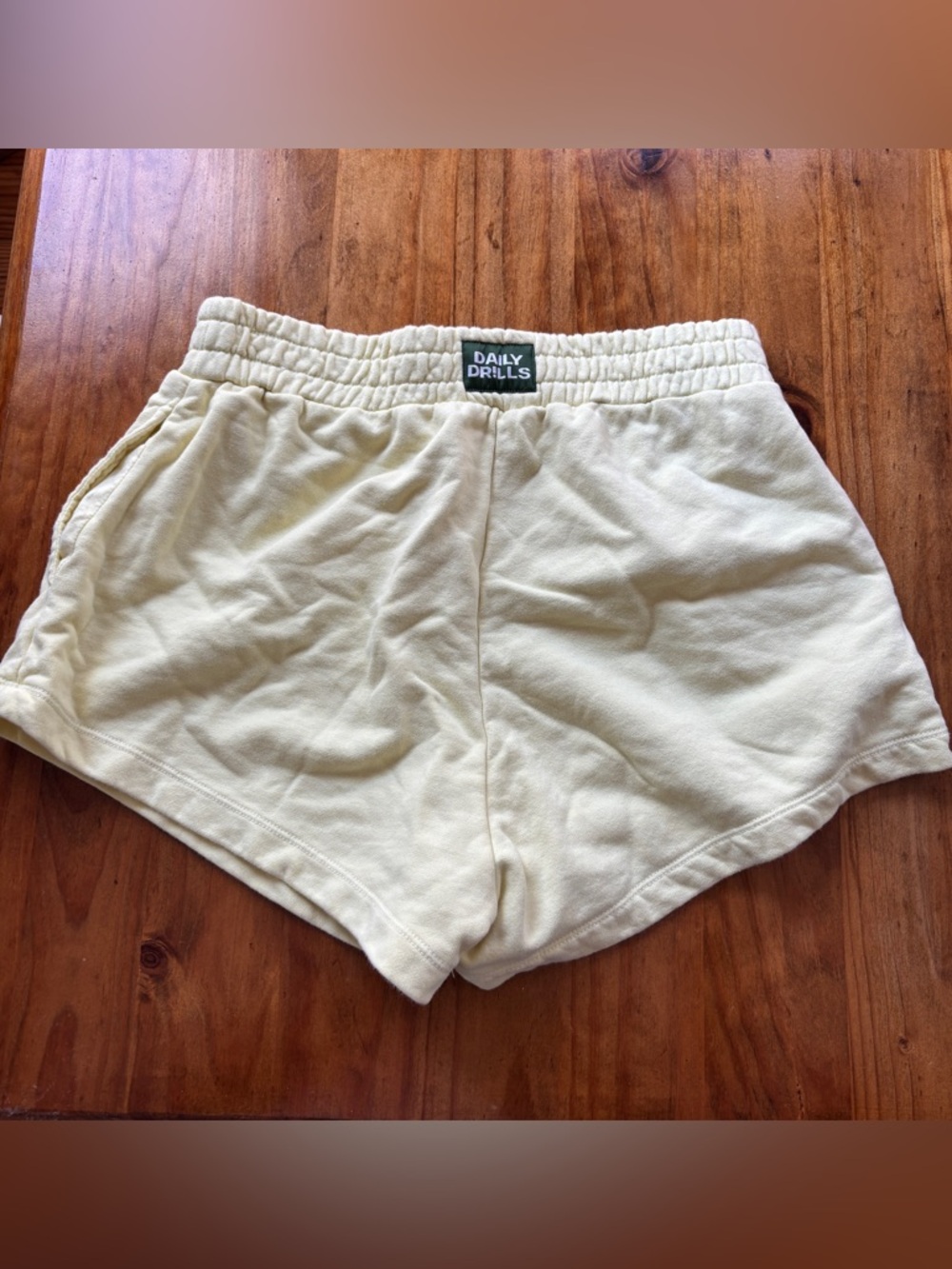 Daily Drills Yellow Sweat Shorts SZ M/L